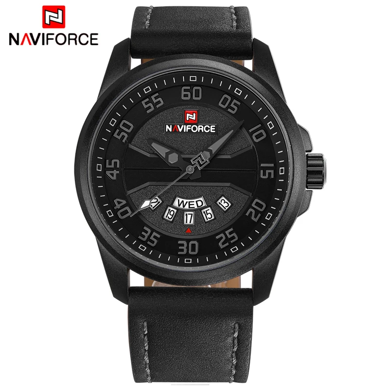 NAVIFORCE новые роскошные Брендовые мужские лучшие модные повседневные часы