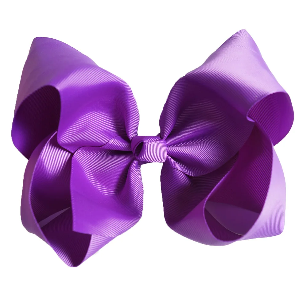 1 шт., 8 дюймов, большая корсажная лента, банты для волос для девочек, твердая Шпилька-бант, заколка, головной убор, детские заколки для волос, аксессуары для волос - Цвет: 39