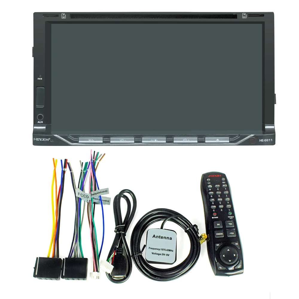 HEVXM 6611 Android 7 дюймов Автомобильный DVD навигационный плеер автомобильное радио