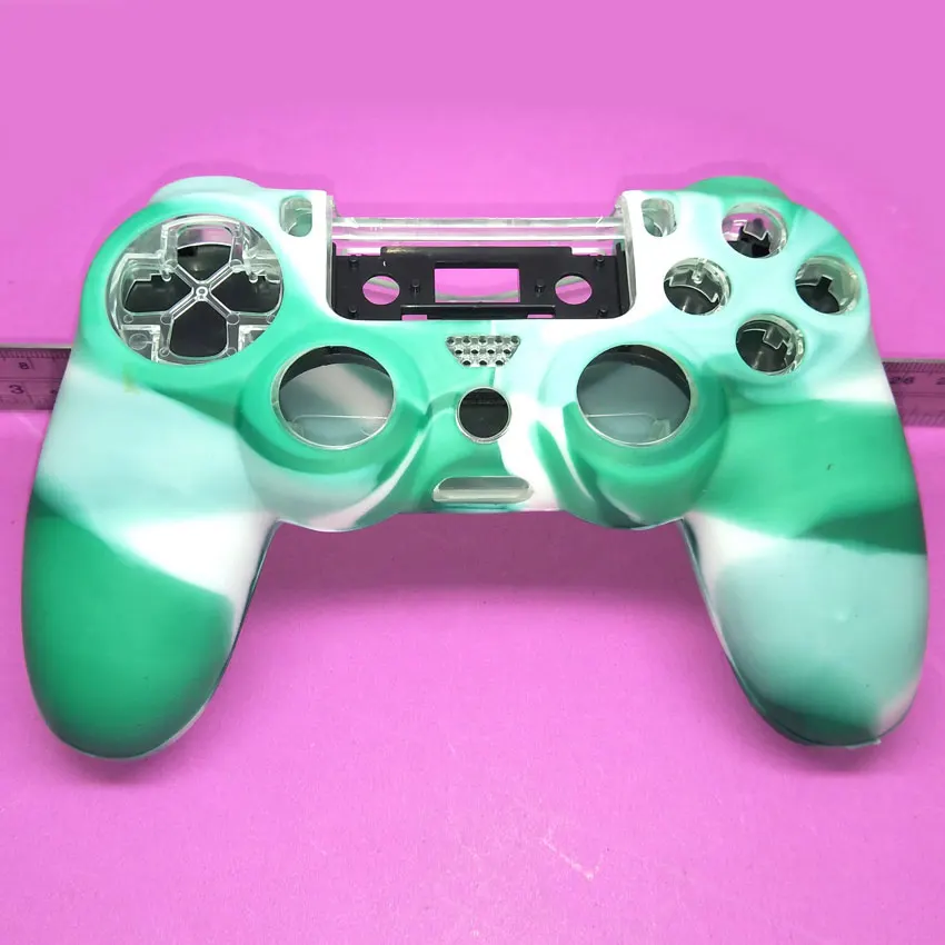 Для SONY Игровые приставки 4 PS4 контроллер камуфляж Мягкая силиконовая оболочка