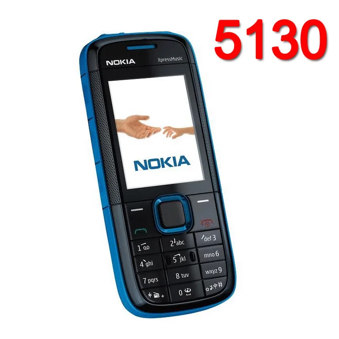 Nokia 5130 5130XM Восстановленный мобильный телефон с английской и русской