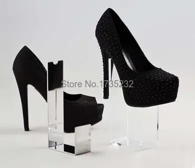 Демонстрационный стеллаж для обуви на высоком каблуке из нержавеющей стали |