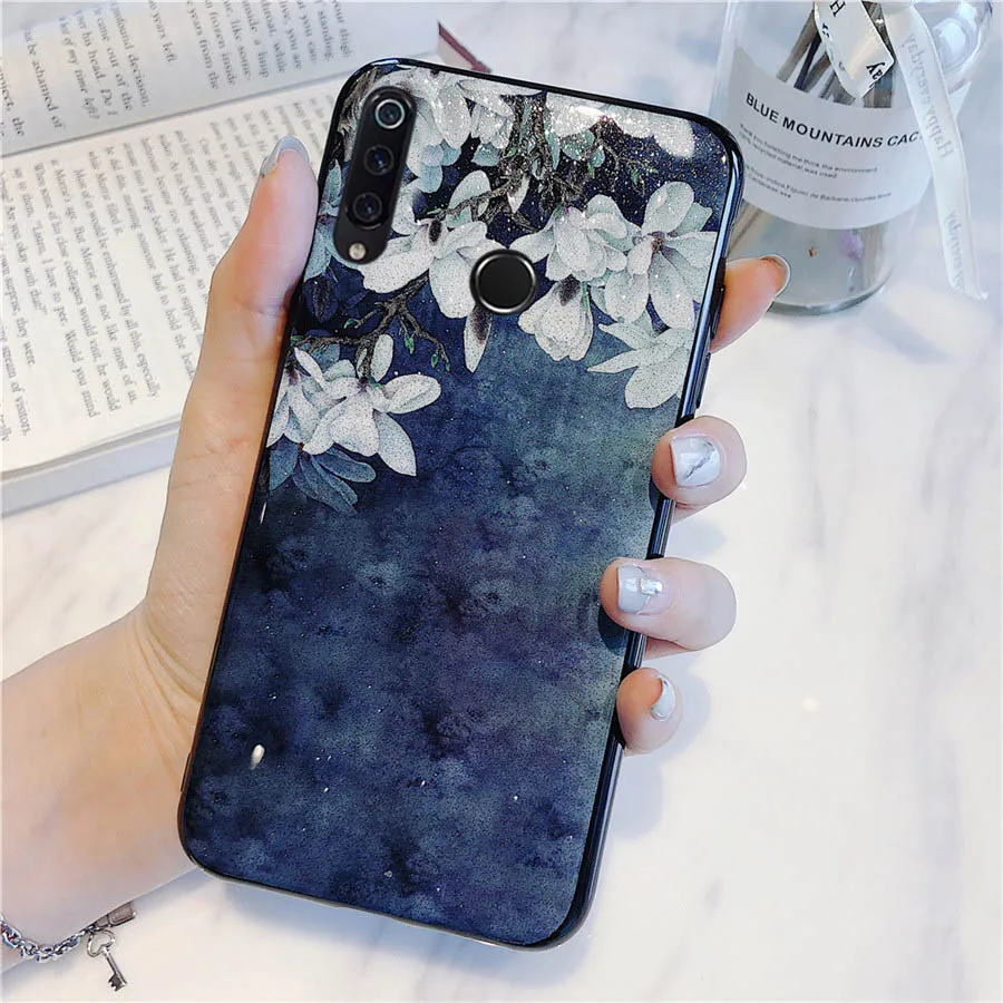 Shiny Magnolia Flower Hard Case For huawei honor 10i case Soft Border Cover 20i 20 lite Huawei enjoy 9s maimang 8 |