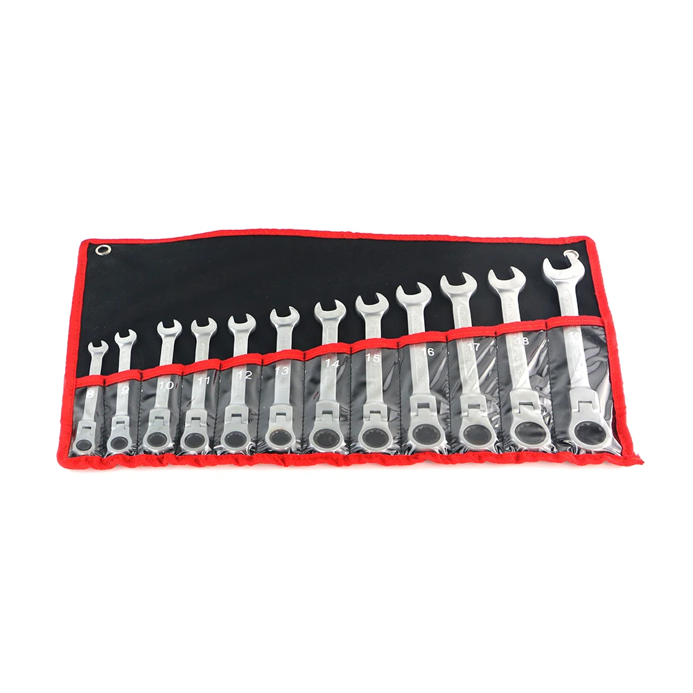 12pcs The Key With Combination Flexible Ratchet Wrench Auto Repair Set Of Hand Tool Spanners A Keys Llaves Herrami AD2004 | Инструменты