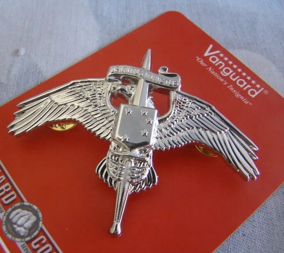 WW2 США Usmc Marsoc значок крылья булавка морской розыгрыш эмблема Спирит Invictus