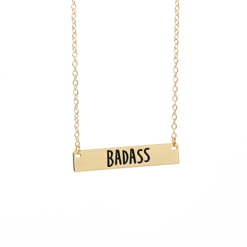Ожерелье ручной работы BADASS|bar necklace|necklace cutecute necklace |