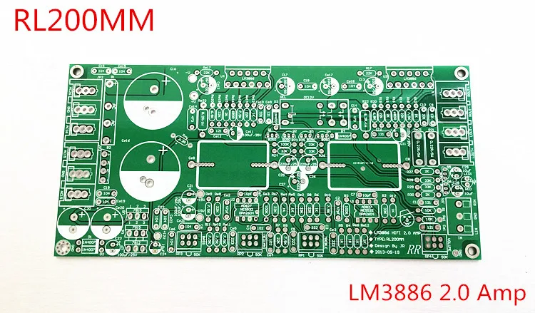 2.0 Усилитель 68 Вт * 2 LM3886 с тоном защиты спикер регулируется rearamp и предусилитель