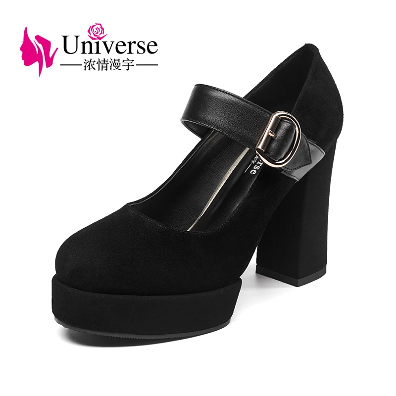 Вселенная Мэри Джейн женская обувь на платформе очень высоком каблуке G057 | Обувь