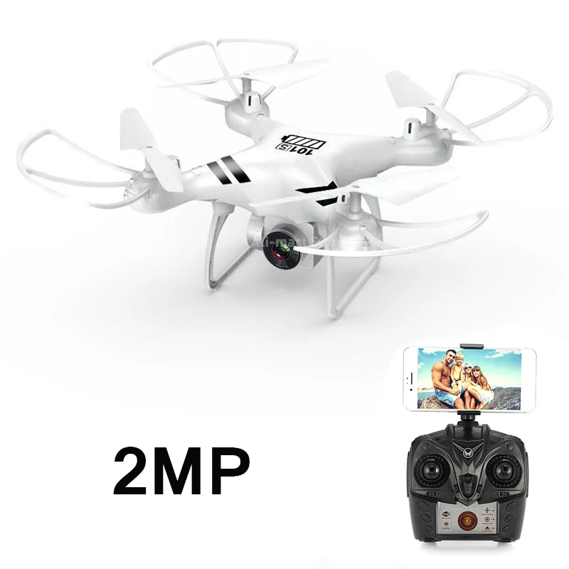 White 2MP camera KY101S Радиоуправляемый Дрон wifi FPV с широкоугольной HD камерой, удерживающий высоту Безголовый Радиоуправляемый квадрокоптер Дрон с большим временем полета VS JJRC H37 - Цвет: White 2MP camera