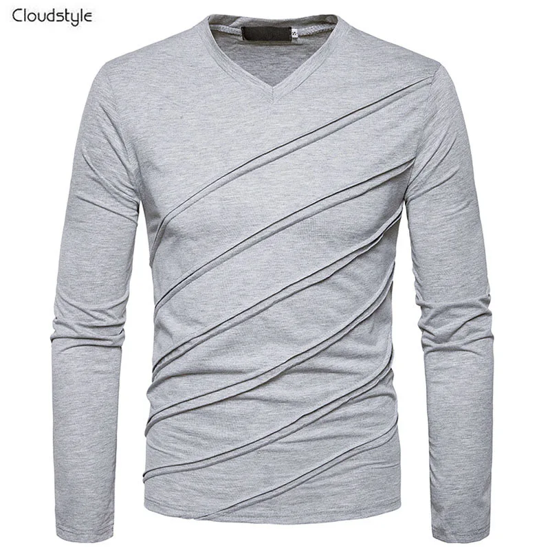Cloudstyle мужской одноцветные футболки модные раза предназначен для Для мужчин с