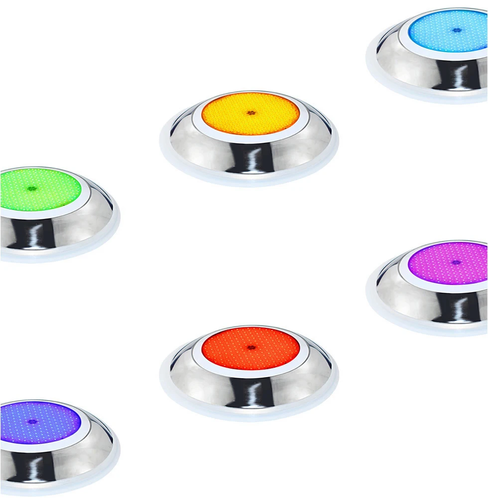 Подводный светодиодный светильник для бассейна SMD55W 12 В rgb из нержавеющей стали 316 смолы фонтан лампа ниша кронштейн водонепроницаемый IP68