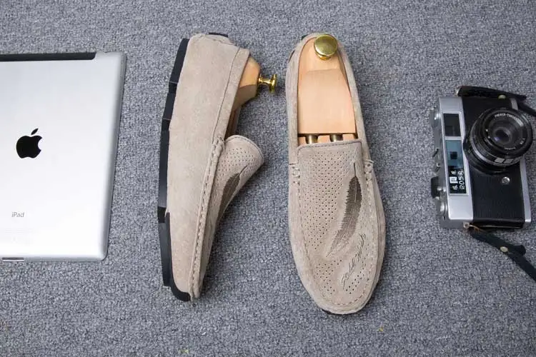 Mocassin homme de Lux; повседневные лоферы; Мужская обувь; дышащая обувь; модная мужская обувь; слипоны; мужские лоферы размера плюс 11; черный цвет