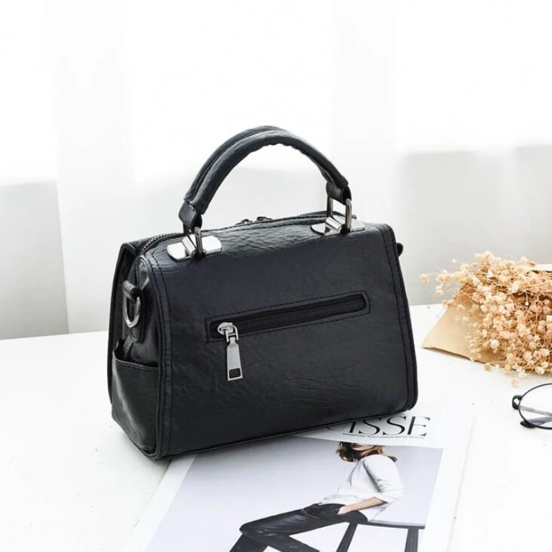 FGJLLOGJGSO Brand winter PU Leather handbag crossbody bags for women Tassel soft Shopping tote female messenger shoulder bag sac | Багаж и