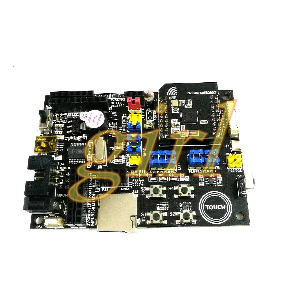 Placa de Desenvolvimento Nrf52832 Nrf52dk Bluetooth Ble Ant Nfc 2.4g Multiprotocolo Tampas p/ interruptor