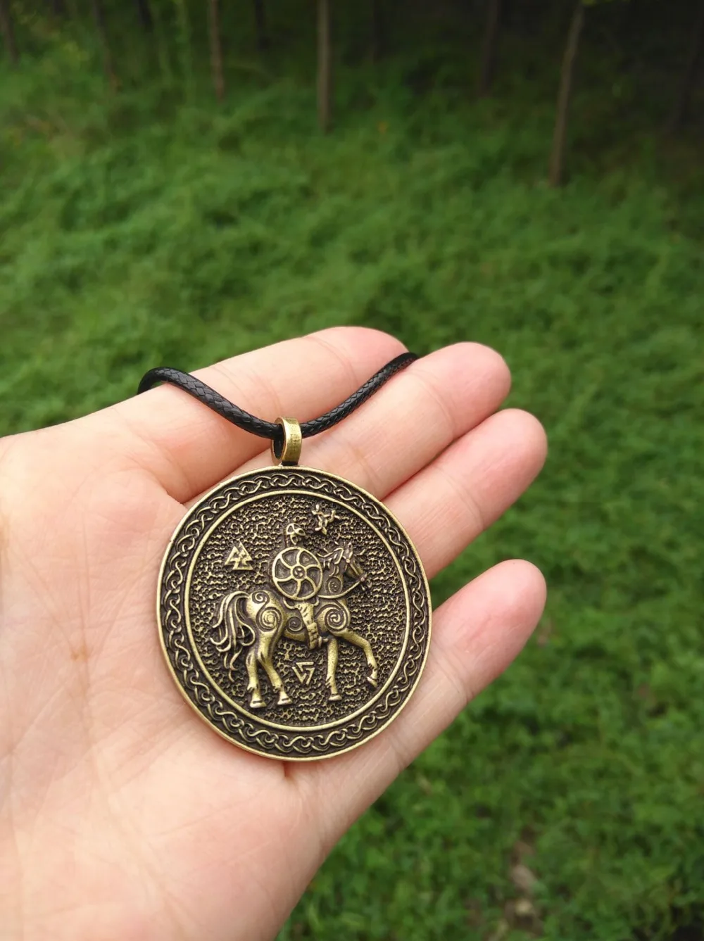 12 шт. ожерелье A Valkyrie Shieldmaiden с надписью Odin a horn of mead jewelry SanLan | Украшения и аксессуары