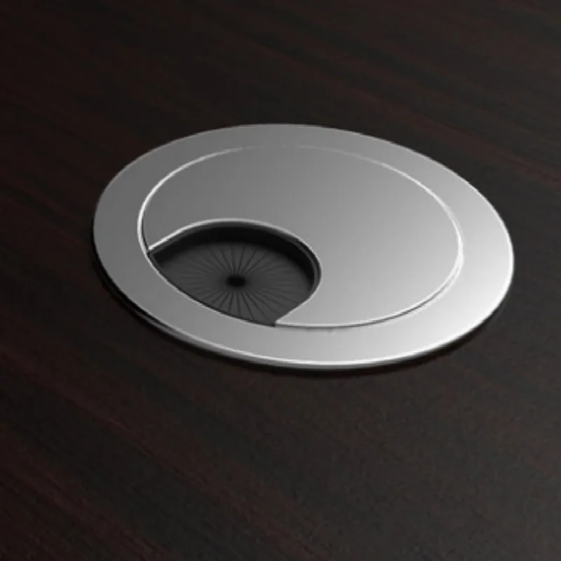 

Silver matt Wire Hole Covers desk grommet pasacables mesa desk cable hole cables table computer desk grommet 10pcs/lot