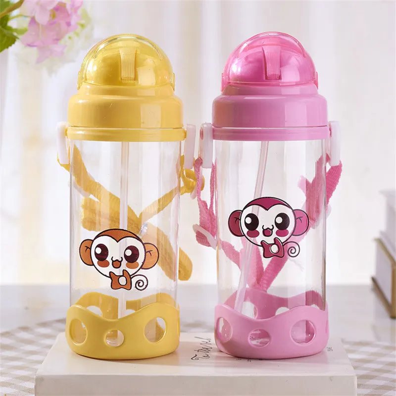 Детская Бутылочка для питья без бисфенола А 400 мл|straw drink bottle|drink bottlewater bottle |