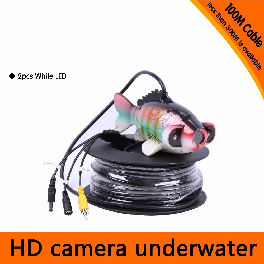 600TVL 100 м воды доказательство Рыбалка Камера Рыболокаторы CR006J 100M|Камеры