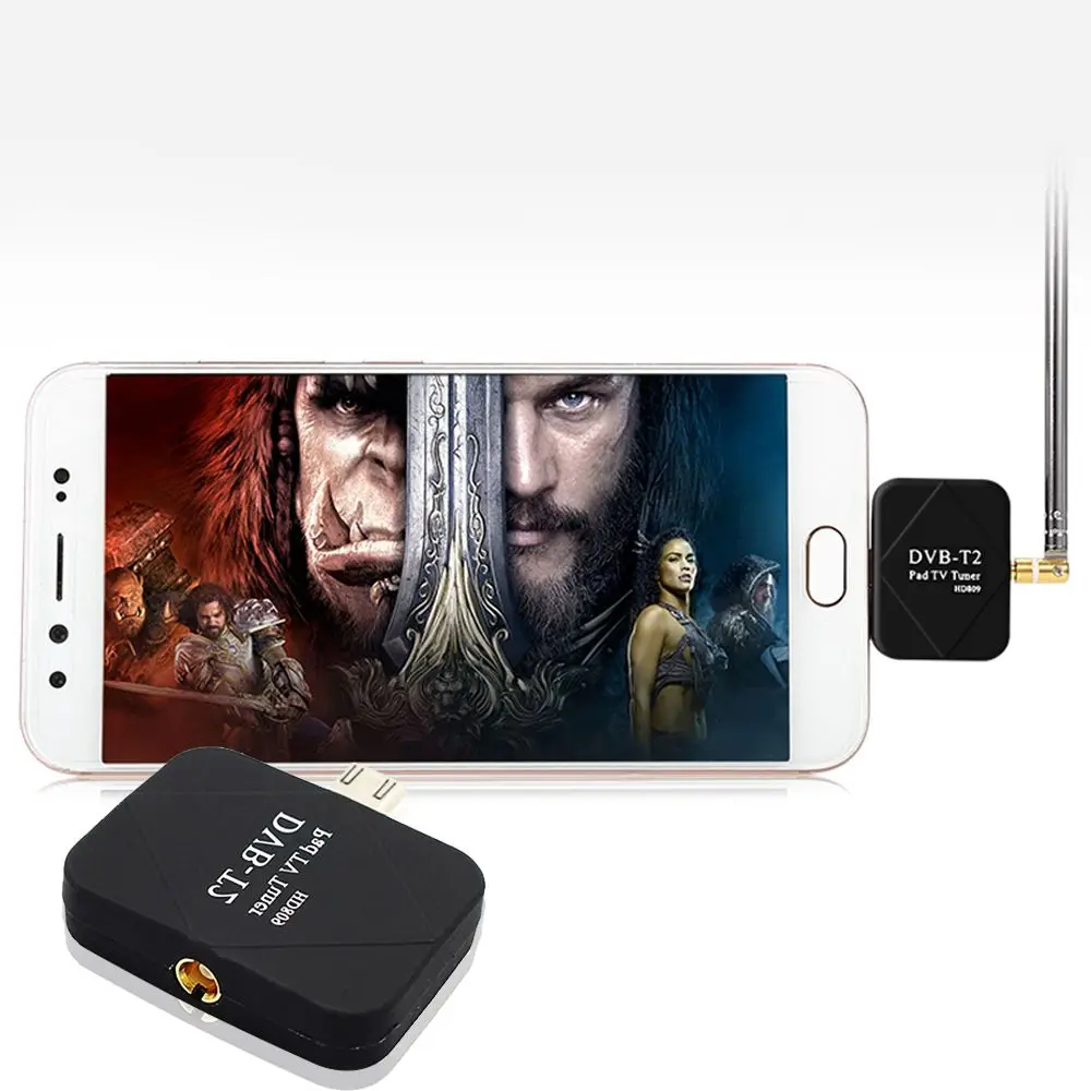 Топ Портативный USB DVB T/T2 ТВ тюнер Палка ключ приемник для Android