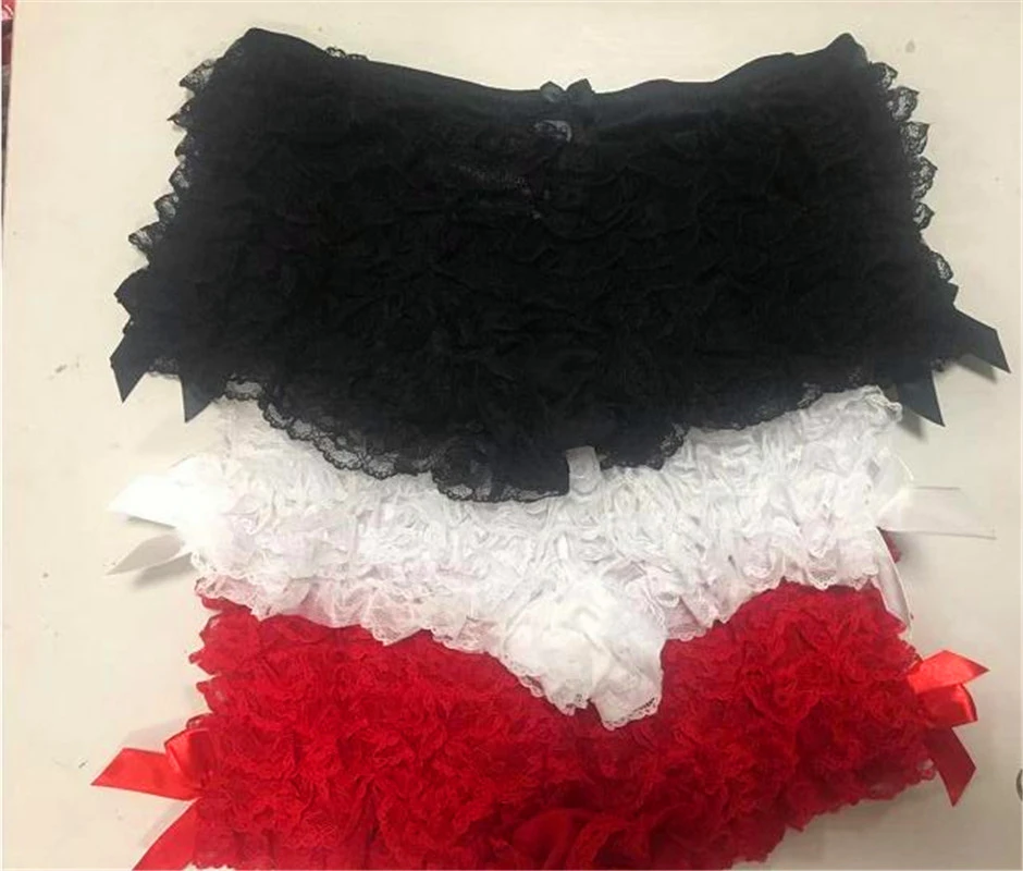 Женские кружевные трусы с оборками трусики Burlesque bo открытые xxxxxl|Женские шорты| |