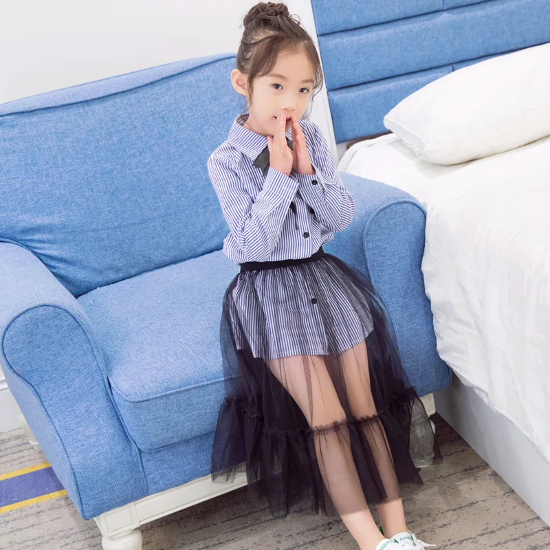 Комплект детской одежды на весну и осень одежда для девочек хлопковая блуза в