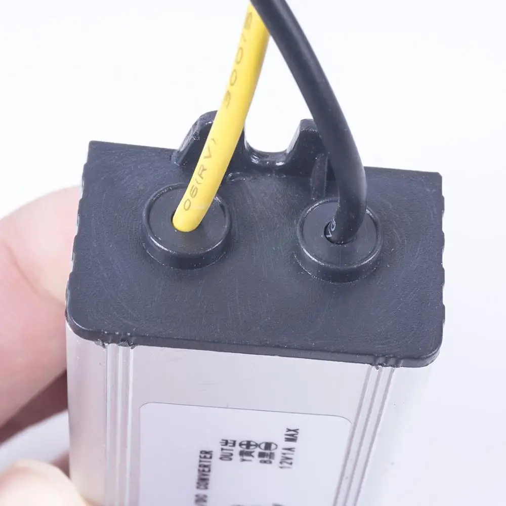 DC 15 52V TO 12V 1A 2A 3A длинный алюминиевый корпус источник питания для автомобильного