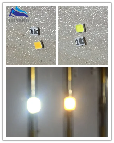 500 шт 0 2 W SMD 2835 Светодиодный потолочный светильник из бисера 60ma 20 25lm белый/теплый - Фото №1