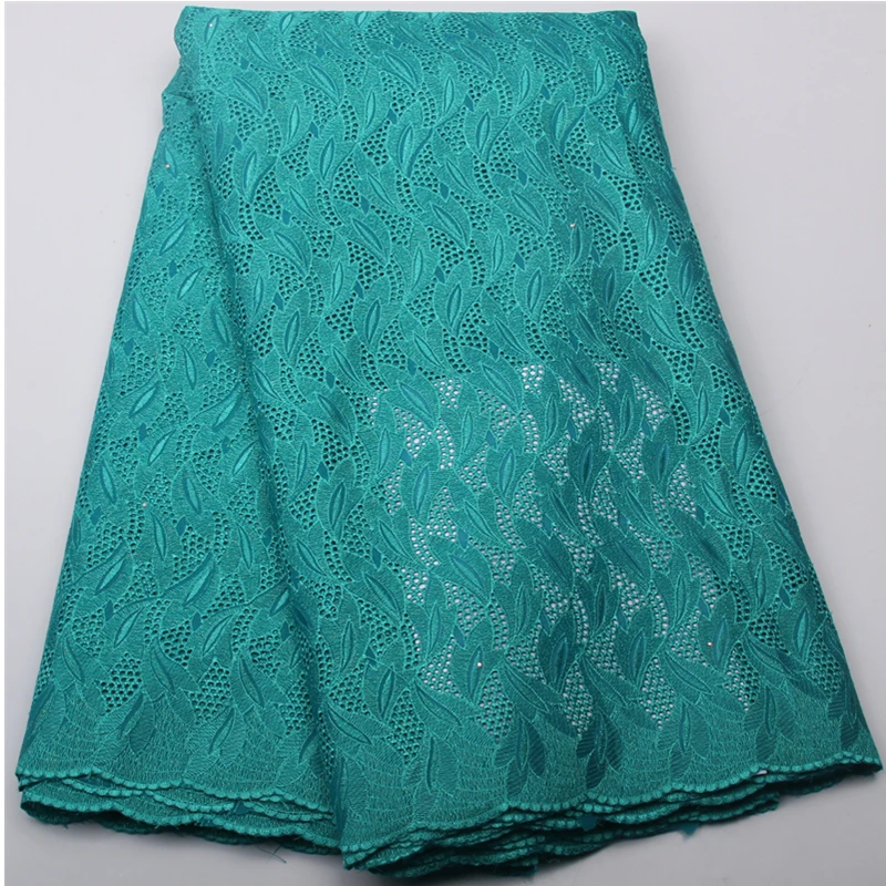 Зеленый цвет бесплатная доставка Высококачественная швейцарская вуаль кружева
