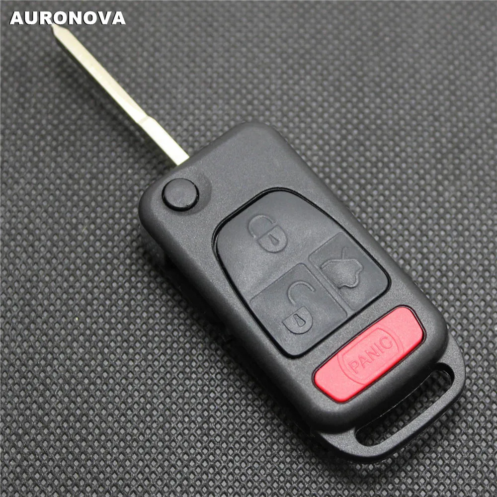 AURONOVA Новый Сменный Складной Корпус ключа для MERCEDES BENZ C E S ML W140 3 + 1 кнопки маленькая