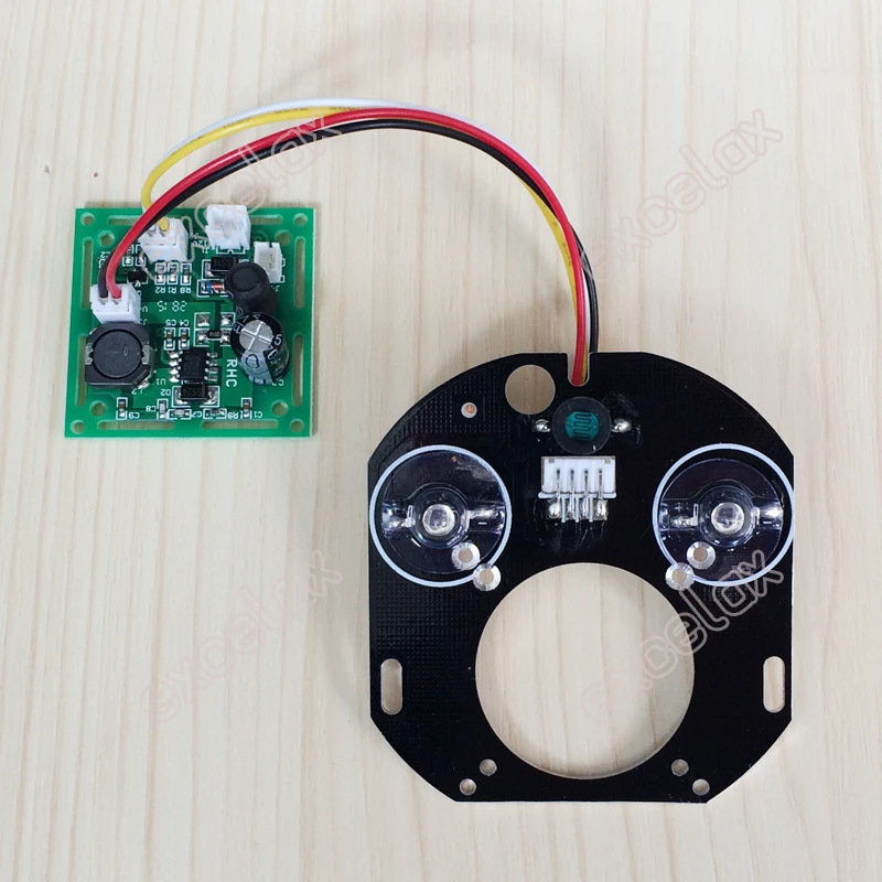 DIY 2 шт. Массив светодиодный IR 20-50 м 42 мил печатная плата размер 90 инфракрасное ночное видение 850nm для видеонаблюдения водонепроницаемый чехол для камеры