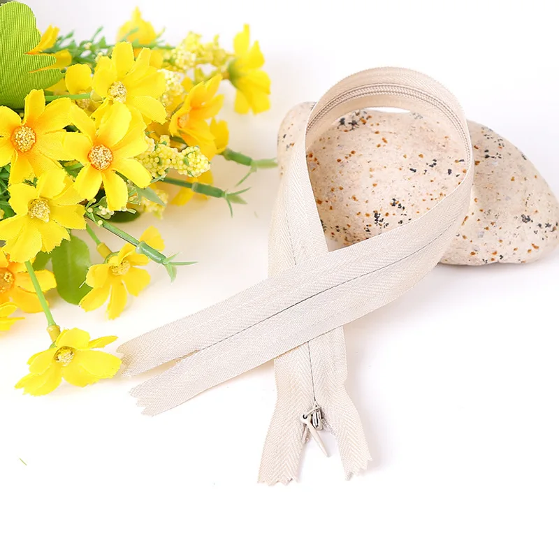 10 шт Meetee 3 #20 см 40 50 60 змейки невидимки DIY нейлоновая застежка молния для шитья