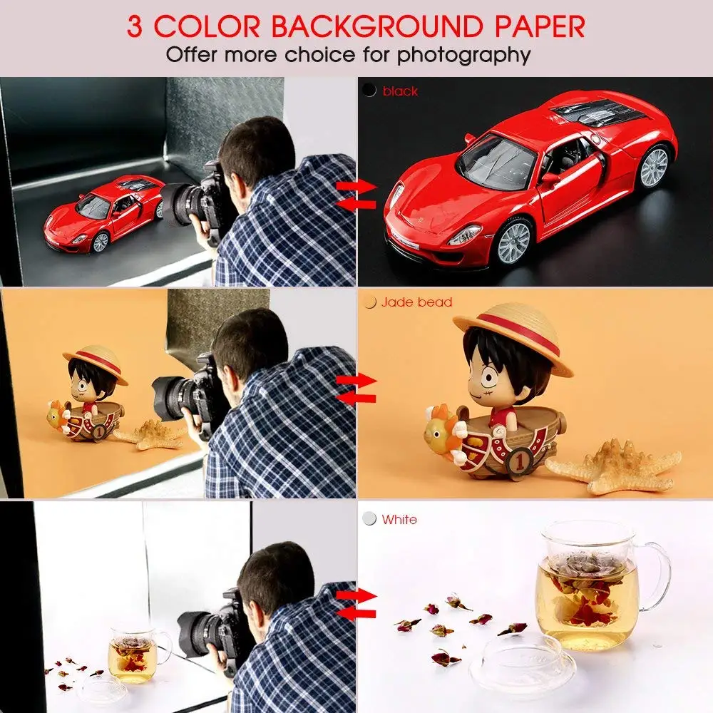 Spash F60 портативный светильник для фотостудии, палатка, фотобокс 60 см, 5500 к, CRI95, 88 светодиодов, софтбокс, L светильник, коробка для фотосъемки