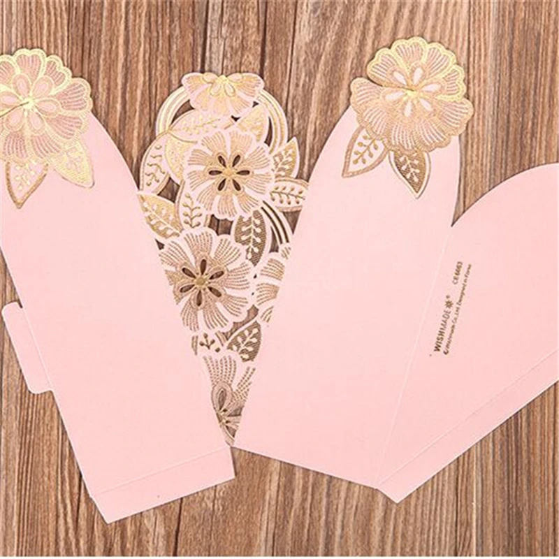 Романтическая Свадебная шоколадная конфета цветок Крещение розовая фотография