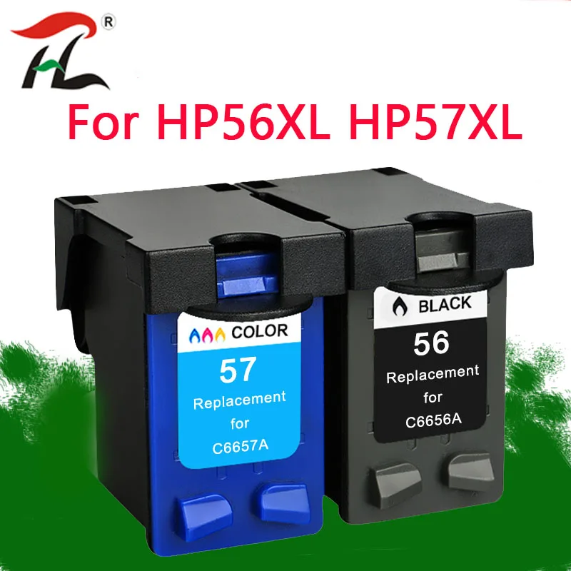 

YLC 56XL 57XL ink cartridge replacement for hp 56 57 hp56 hp57 Deskjet 450 450cbi 450ci 450wbt F4140 F4180 5150 5550 printer