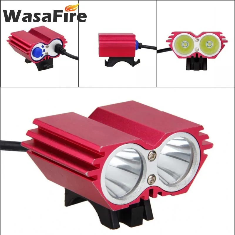 Супер яркий 2400lm USB 2* T6 светодиодный велосипедный передний светильник, фонарь, Предупреждение светильник, велосипедный светильник для езды на горном велосипеде