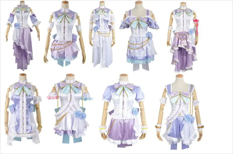 Люблю жить! Белый костюм ко Дню Святого Валентина Kotori Nico Umi Maki Nozomi Honoka Rin для