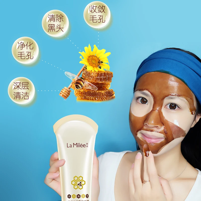 LAMILEE honey маска для удаления черных точек пилинг контроль масла безболезненный