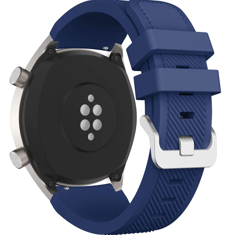 22 мм ремешок на запястье для huawei Watch GT Силиконовые браслеты часов умные
