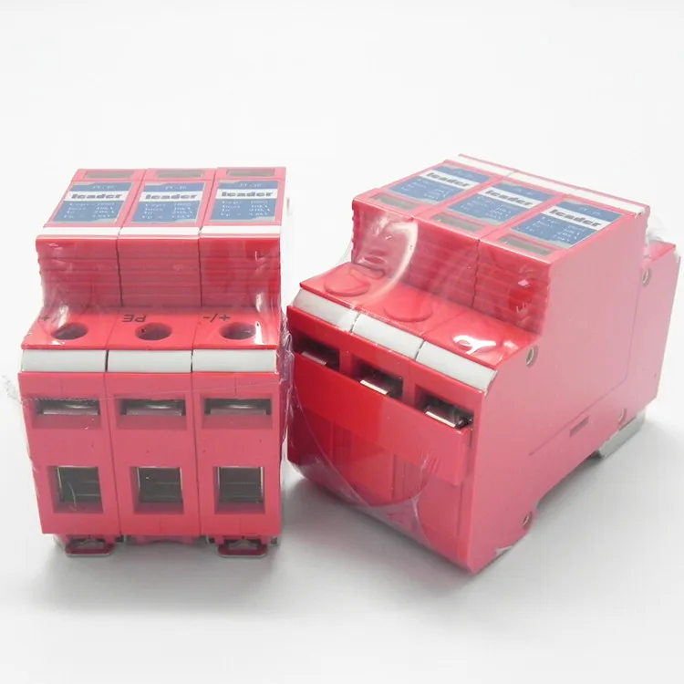 3 фазное устройство защиты от перенапряжения постоянного тока 1000 в SPD 20/40KA для