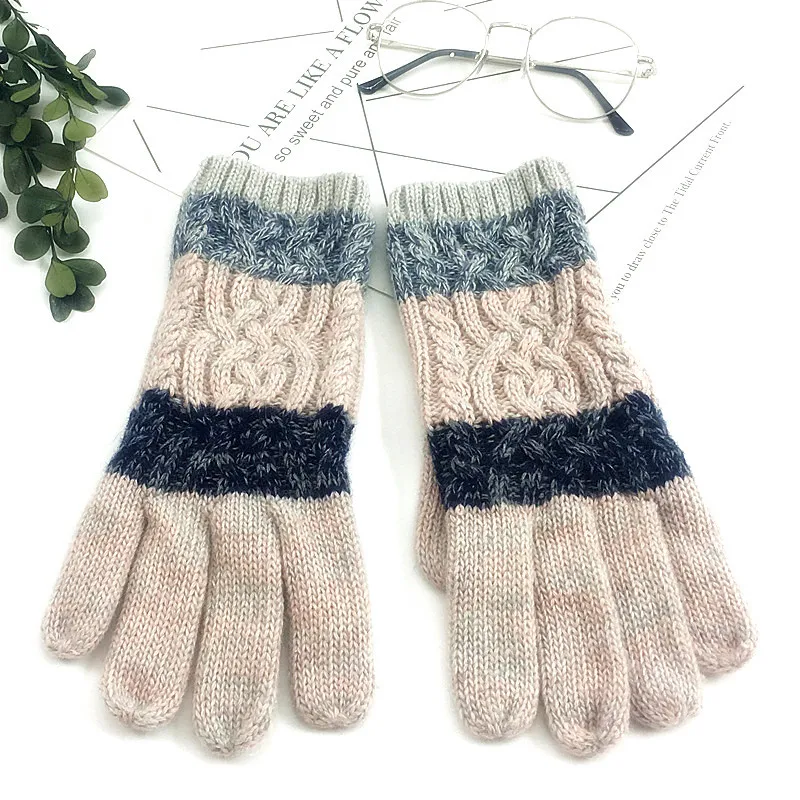 Women Rabbit. Fur Mitten Plush Glove Costume Cute Winter Warm Half Finger Gloves Women Female Gloves Mitten keep warm