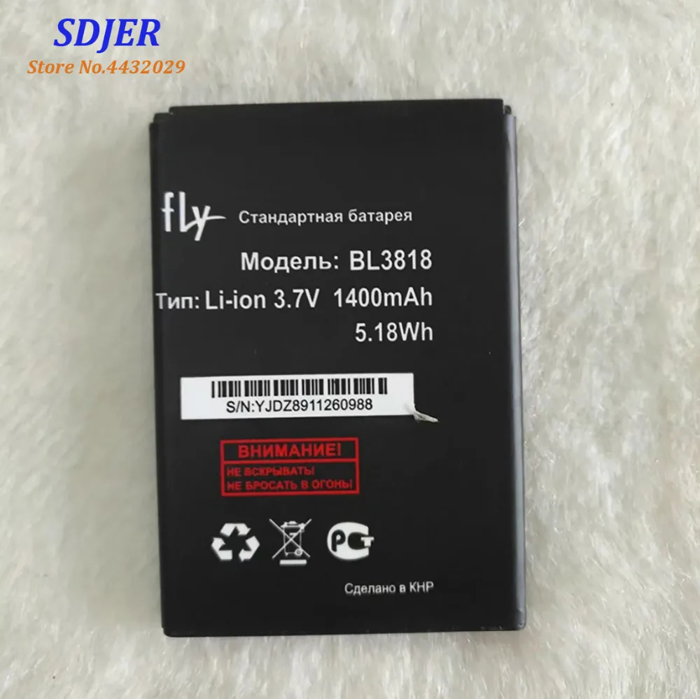 2019 высокое качество BL3818 батарея для Fly IQ4418 ERA Style 4 S308 Li Ion 1400mAh Мобильный телефон