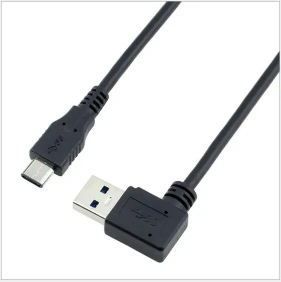 5 Гбит/с В 2 А 90 градусов левый и правый угловой USB 3 0 к 1 кабель стандарта C м фута для