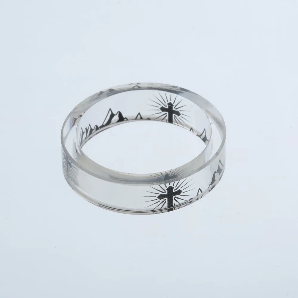 New Resin Rings Tansparent Cross Wedding for Women Mens Charming Engagement Jewelry Bague Bijoux Femme | Украшения и аксессуары