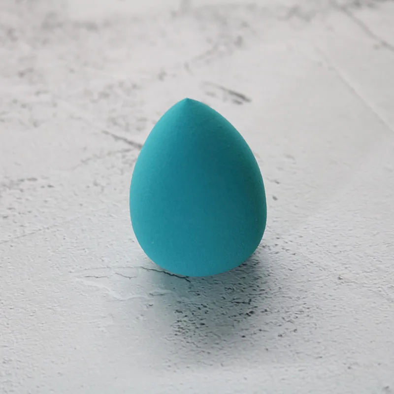 1pcs puff Hzm 1 шт. Гладкий косметический спонж для сухого влажного использования макияж основа губка красота уход за лицом инструменты аксессуары форма капли воды YA320 - Цвет: 1pcs puff