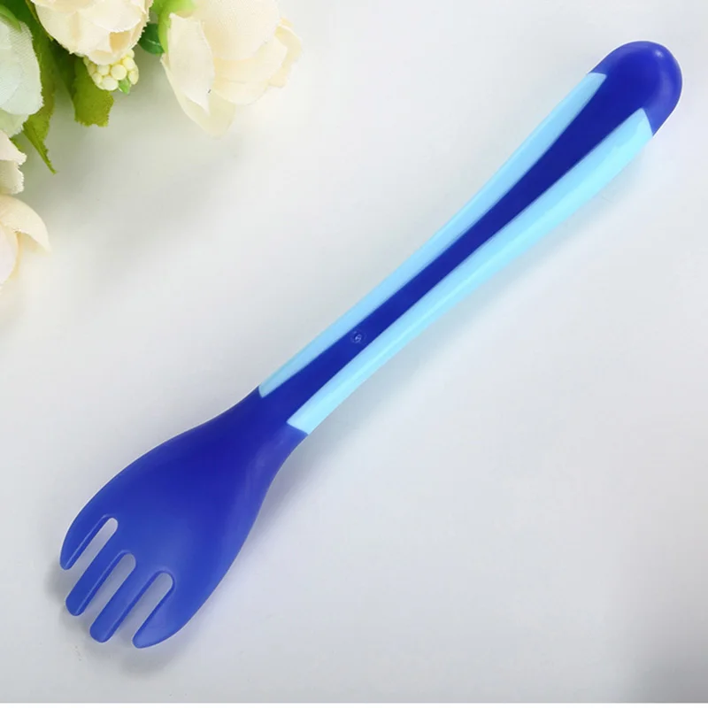 2 шт. детская силиконовая ложка с датчиком температуры детские столовые приборы