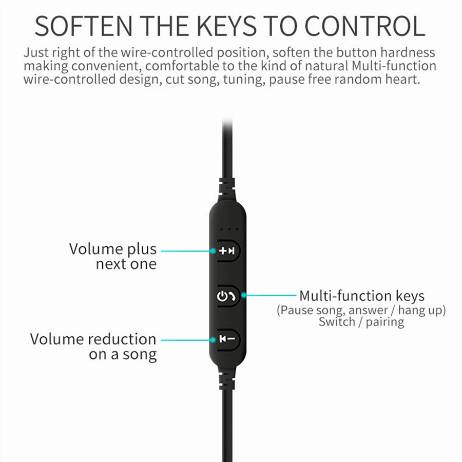 Керамические Bluetooth наушники CBAOOO спортивные беспроводные водонепроницаемые Hi Fi