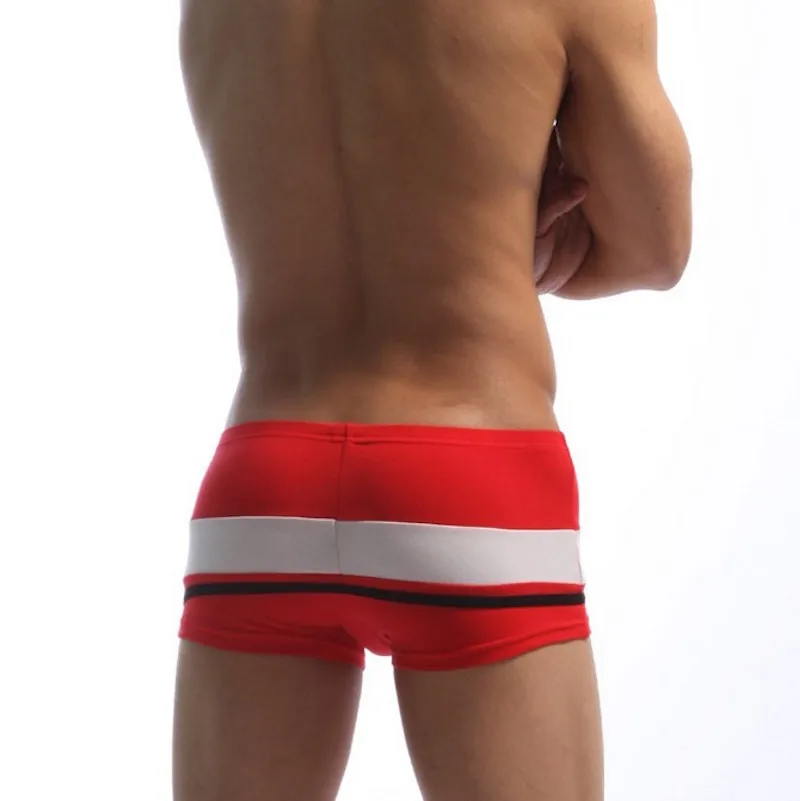 SEOBEAN, мужские Пижамные шорты, с принтом якоря, боксеры, шорты, хлопок, calcon homme, в полоску, мужские, модные, слипы, hombre, темно-белое нижнее белье