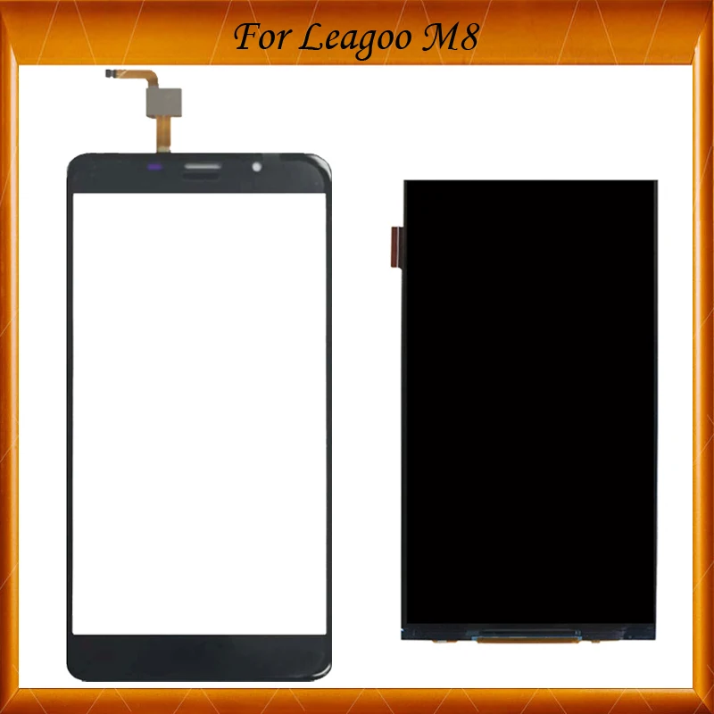 100% хорошо работает с ЖК дисплеем Leagoo M8 и сенсорным экраном 5 7 дюйма Сменные