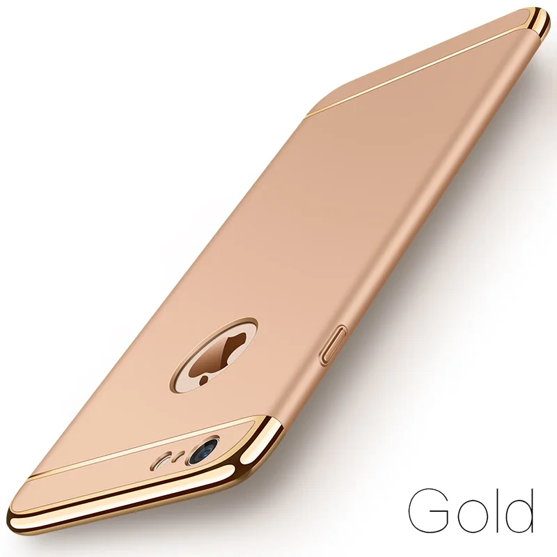 Верхний чехол для iphone 7 6 6S 5 дюймов задняя крышка съемный 3 в 1 чехлы X 8 8Plus 7Plus