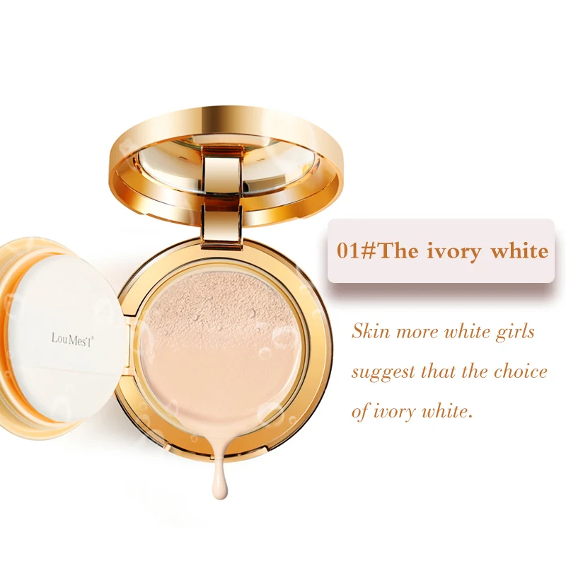 Loumesi BB& CC Creams air cushion крем-консилер увлажняющая основа контроль за маслом основа осветление 30 г - Цвет: color 1